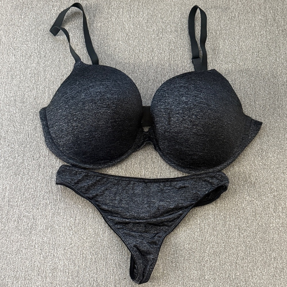 Victoria’s Secret padded perfect coverage bra and matching panty